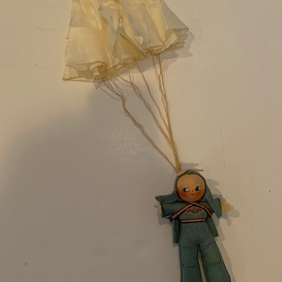 Rare Vintage WWII 1940’s Army Paratrooper Soldier Military Parachute Rag Doll - Picture 2 of 16